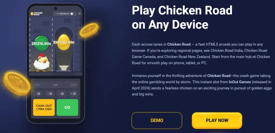 Chicken road demo game